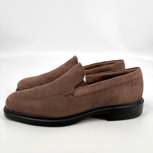 ECCO Helsinki 2 Loafer Size 12 - 12.5 Taupe Leather Dual Fit Slip-On Shoes main image 5
